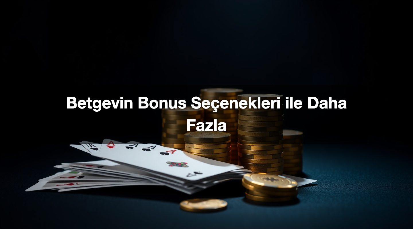 Betgevin Bonus Seçenekleri ile Daha Fazla